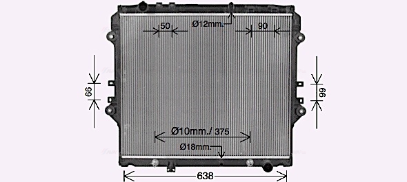 Ava Cooling Radiateur TO2757