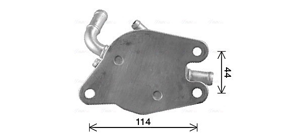 Ava Cooling Oliekoeler motorolie TO3771