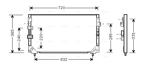 Airco condensor Ava Cooling TO5006