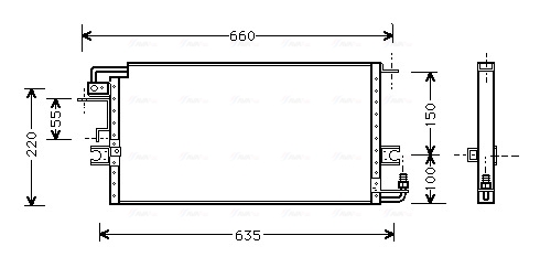 Airco condensor Ava Cooling TO5197