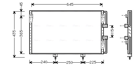 Airco condensor Ava Cooling TO5226