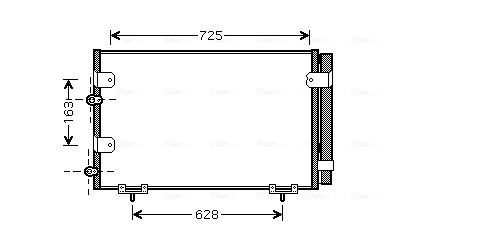 Airco condensor Ava Cooling TO5288D