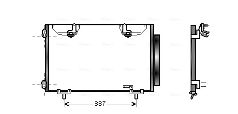 Airco condensor Ava Cooling TO5327D