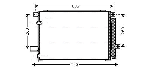 Airco condensor Ava Cooling TO5409D