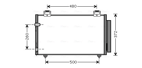 Airco condensor Ava Cooling TO5411D