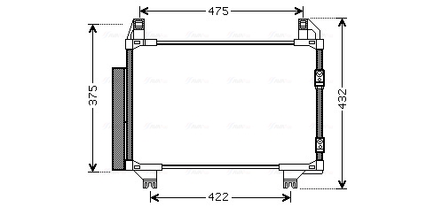 Airco condensor Ava Cooling TO5413D