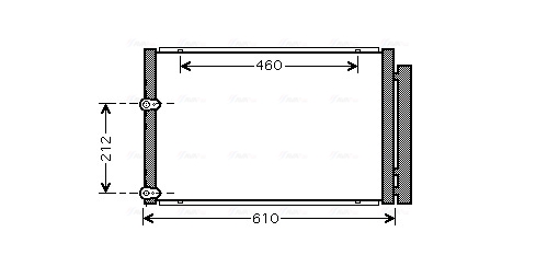 Airco condensor Ava Cooling TO5429D