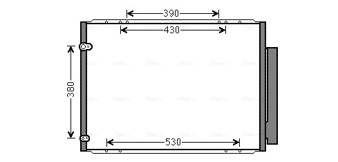 Airco condensor Ava Cooling TO5573D