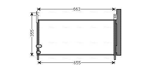 Airco condensor Ava Cooling TO5576D