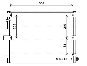 Airco condensor Ava Cooling TO5617D