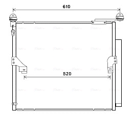 Airco condensor Ava Cooling TO5677D