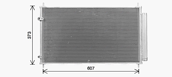 Airco condensor Ava Cooling TO5773D