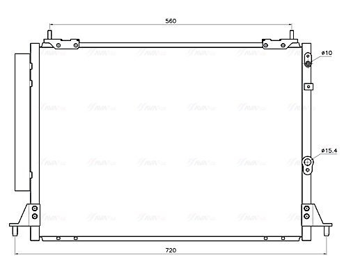 Airco condensor Ava Cooling TO5795D