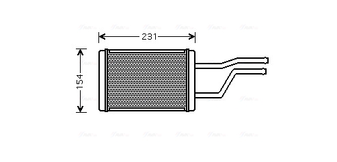 Kachelradiateur Ava Cooling TO6326