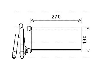 Kachelradiateur Ava Cooling TO6706