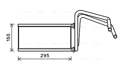 Kachelradiateur Ava Cooling TO6714