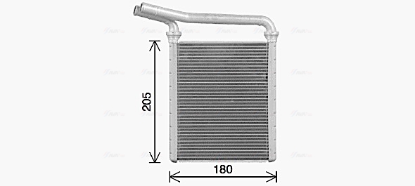 Ava Cooling Kachelradiateur TO6770