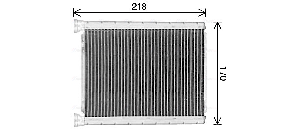 Kachelradiateur Ava Cooling TO6782