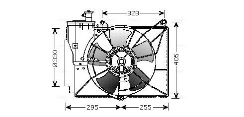 Ventilatorwiel-motorkoeling Ava Cooling TO7539