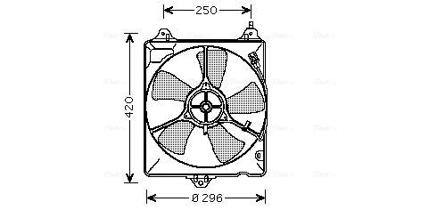 Ventilatorwiel-motorkoeling Ava Cooling TO7541