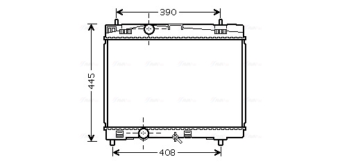 Radiateur Ava Cooling TOA2357