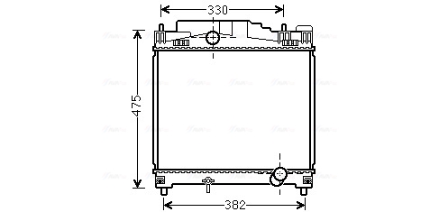 Radiateur Ava Cooling TOA2502