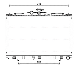 Radiateur Ava Cooling TOA2670