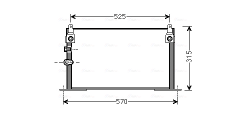 Airco condensor Ava Cooling TOA5585