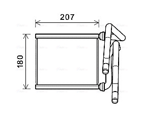 Kachelradiateur Ava Cooling TOA6727