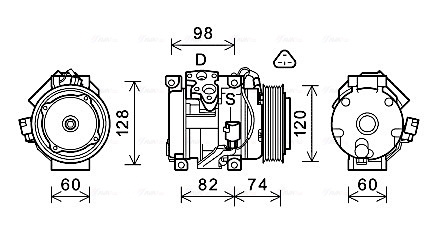 Airco compressor Ava Cooling TOK724