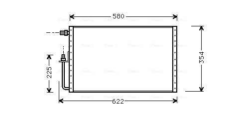 Airco condensor Ava Cooling UV5001