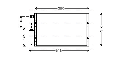 Airco condensor Ava Cooling UV5097