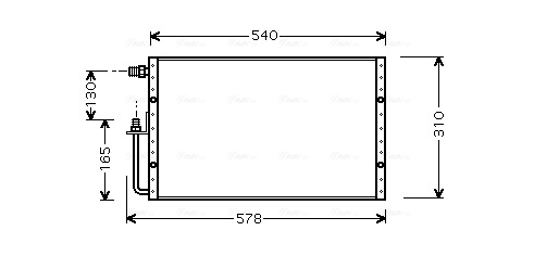 Airco condensor Ava Cooling UV5098