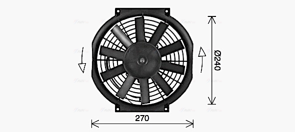 Ava Cooling Ventilator aircocondensor UV7506