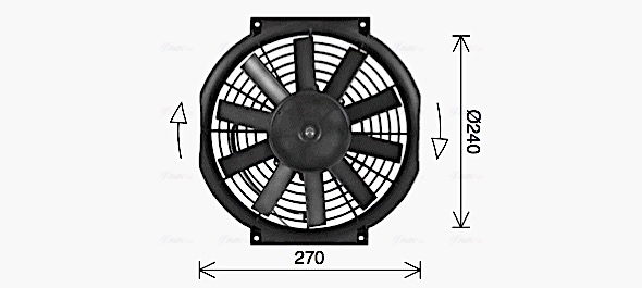 Ava Cooling Ventilator aircocondensor UV7507