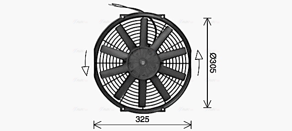 Ava Cooling Ventilator aircocondensor UV7508