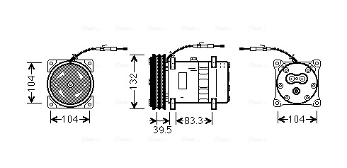 Airco compressor Ava Cooling UVK110