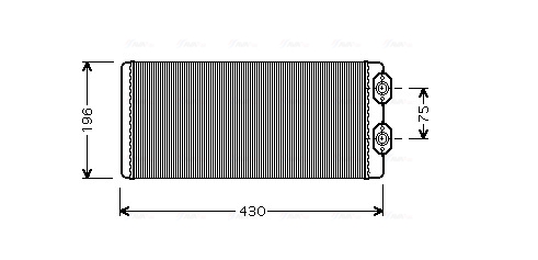 Kachelradiateur Ava Cooling VLA6034