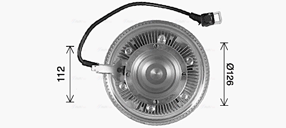 Ava Cooling Visco-koppeling VLC165
