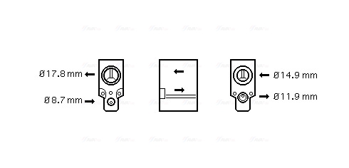 Airco expansieklep Ava Cooling VN1076