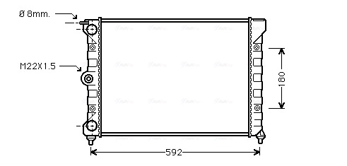 Radiateur Ava Cooling VN2011