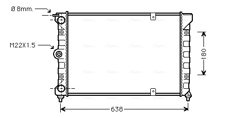 Radiateur Ava Cooling VN2018