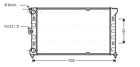 Radiateur Ava Cooling VN2037