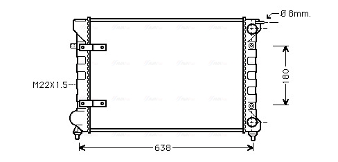 Radiateur Ava Cooling VN2048