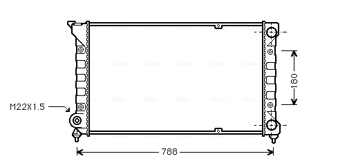Radiateur Ava Cooling VN2066