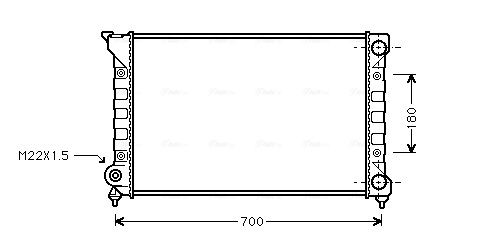 Radiateur Ava Cooling VN2072