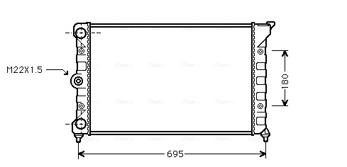 Radiateur Ava Cooling VN2078