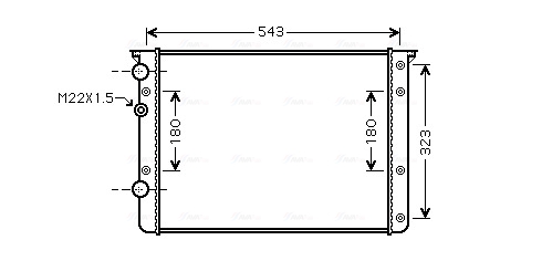 Radiateur Ava Cooling VN2260