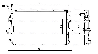 Radiateur Ava Cooling VNA2317