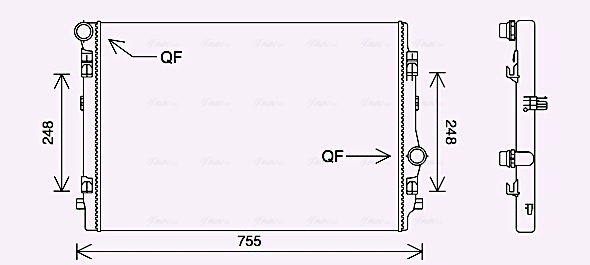 Radiateur Ava Cooling VN2398